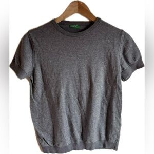 UNITED COLOURS OF BENETTON Wool Short Sleeve Knit Top